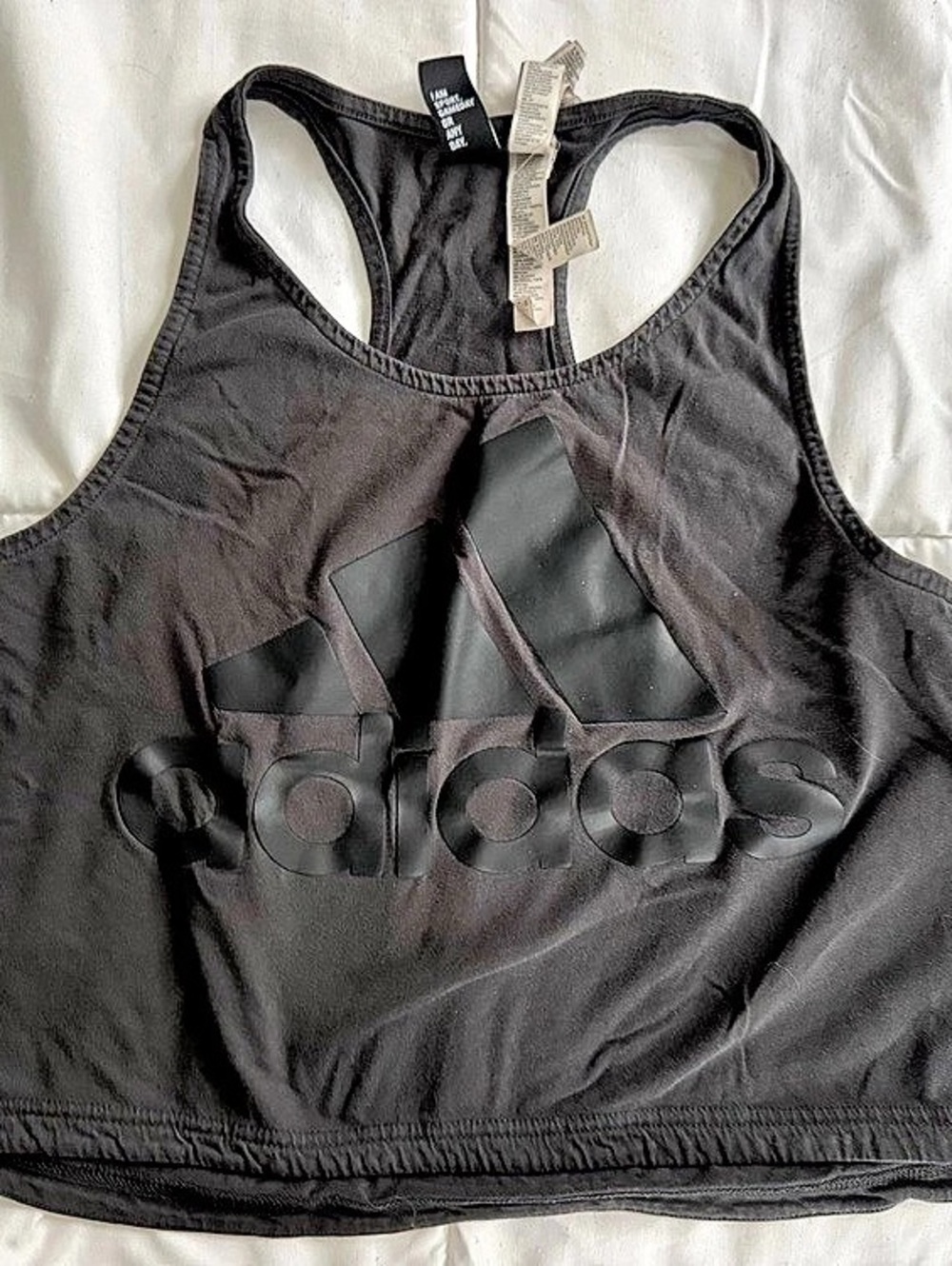 adidas Black Athletic Tank Top Size Small